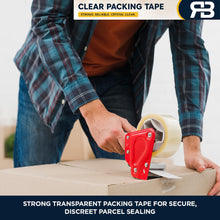 Load image into Gallery viewer, Clear Packing Tape 48mm x 66m Strong Parcel Box Tape (12 / 24 / 48 Rolls)