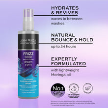 Load image into Gallery viewer, John Frieda Dream Curls Oil-Infused Curl Enhancer Wave Revitalising Spray 150ml