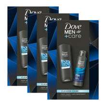Load image into Gallery viewer, Dove Men+Care Cleanse+Care Duo Gift Set 2 piece, Choose your pack 1,2,3 or 4