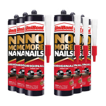Load image into Gallery viewer, 6xUniBond No More Nails Original HeavyDuty AdhesiveCartridge for All Surface365g