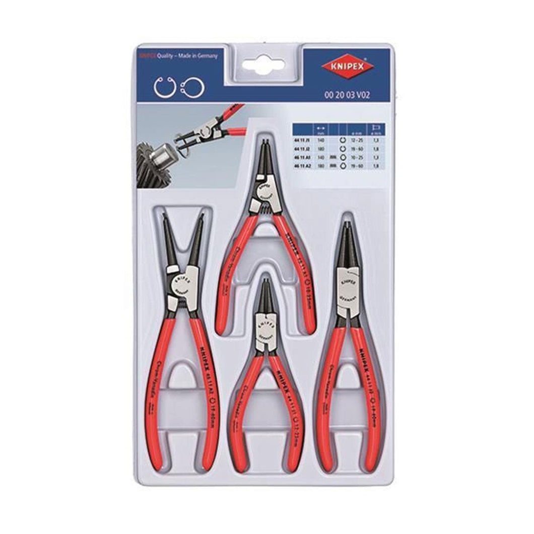 Circlip Plier Set, 4 Piece