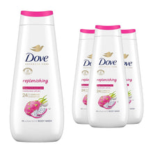 Load image into Gallery viewer, Dove Advanced Care Body Wash Replenishing 24Hr Renewing Micromoisture 400ml, 4Pk