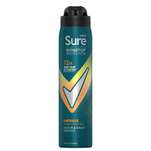 Load image into Gallery viewer, Sure Men Energise &amp; Resilience Deodorant Spray Nonstop Protection, 250ml