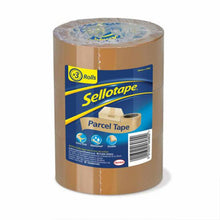 Load image into Gallery viewer, Sellotape Brown High-Strength Packaging Tape for Professional&amp;Office Use, 3Rolls