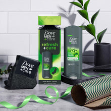 Load image into Gallery viewer, Dove Men+Care Gift Set Refresh+Care Extra Fresh Body Wash &amp; Socks 1 Piece