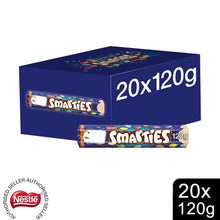 Load image into Gallery viewer, Smarties Milk Chocolate Giant Tube with No Artificial Color or Flavour, 20x120g