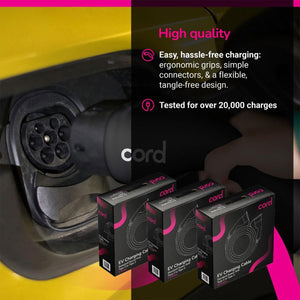 Cord 15m EV Charging Cable 380V 32A 22kW Portable Fast Charger UK Plug