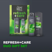 Load image into Gallery viewer, Dove Men+Care Refresh+Care Gift Set with Extra Fresh Bodywash &amp; Antiperspirant