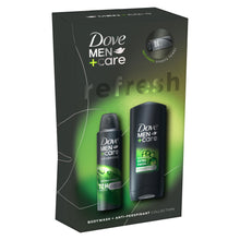 Load image into Gallery viewer, Dove Men+Care Refresh Extra Fresh 2 Pieces Gift Set for Him with Sports Towel