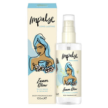 Load image into Gallery viewer, Impulse Body Mist Inner Glow with Wild Rose &amp; Jasmine Fragrance 100ml, 6 Pack