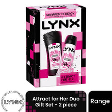 Load image into Gallery viewer, LYNX Attract for Her Duo Gift Set 2 piece, Choose Your Pack Size 1,2,3 or 4