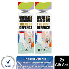 Load image into Gallery viewer, The Best Defence FiFA Gift Mens Whole Body Deodorant &amp; Socks Gift Set