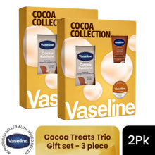 Load image into Gallery viewer, VASELINE Cocoa Treats Trio Gift set 3 piece, Choose Your Pack Size 1,2,3 or 4