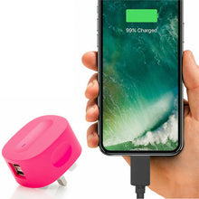 Load image into Gallery viewer, FX Eco Pro Power Candy 2Amp Mains Charger Plug - Pink