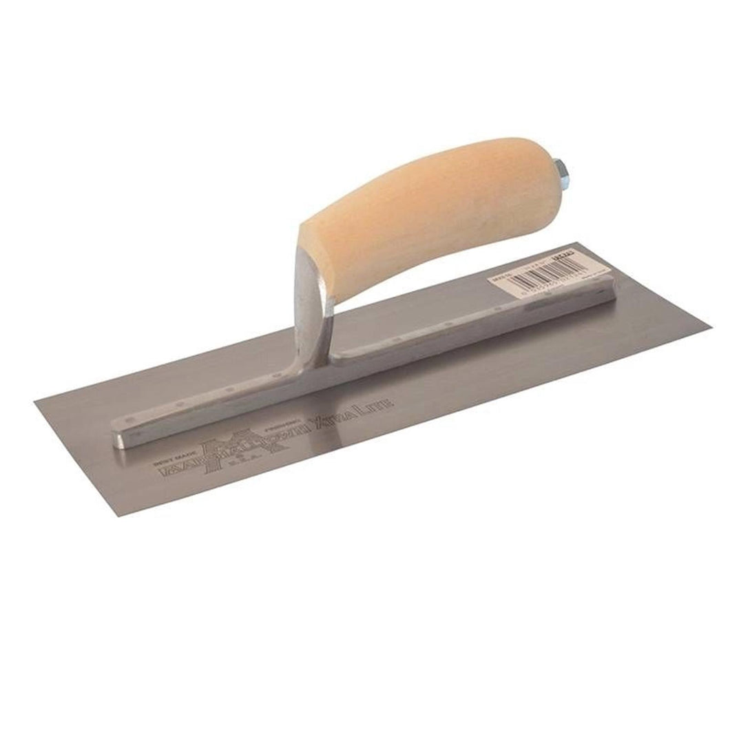 MXS1 Plasterer's Finishing Trowel Wooden Handle 11 x 4.1/2in