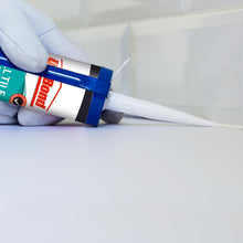 Load image into Gallery viewer, UniBond Waterproof Ultra Force Wall Tile Quick White Grout Cartridge 460g, 4Pack