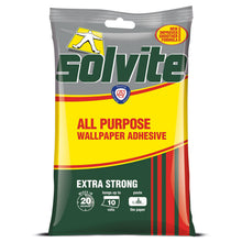 Load image into Gallery viewer, Solvite All-Purpose Extra Strong Wallpaper Adhesive, 3 Sachets (approx 30 rolls)