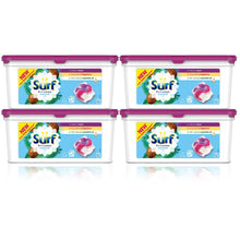 Load image into Gallery viewer, Surf 3-in-1 Washing Capsules Coconut Bliss, with Natural Essential Oil, 4pkx27W