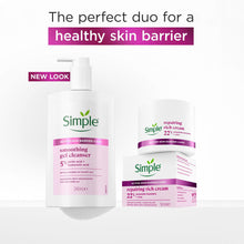 Load image into Gallery viewer, Simple Smooth+ Gel Facial Cleanser Softening Daily Face Wash 240ml, 3 Pack