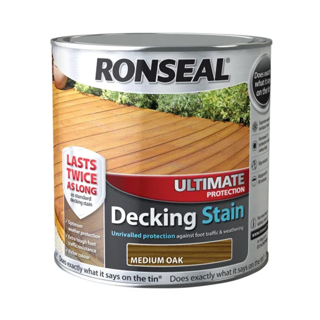 Ultimate Protection Decking Stain Medium Oak 2.5 litre