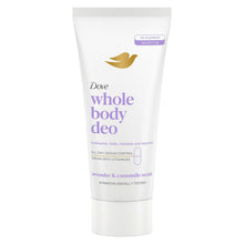 Load image into Gallery viewer, Dove Whole Body Odour Protection Deodorant Cream Lavender &amp; Camomile 75ml, 6 pk