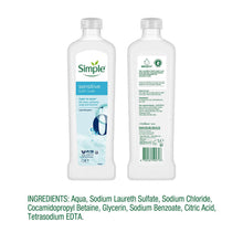 Load image into Gallery viewer, Simple Sensitive Bath Soak Hypoallergenic 1L 12-Pack Multipack