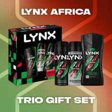 Load image into Gallery viewer, LYNX Africa Trio Gift Set 3 piece, Choose your pack 1,2,3 or 4