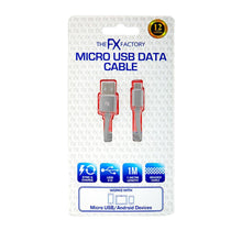Load image into Gallery viewer, Fx Braided Micro USB Data Cable, Gold, Rose Gold, Space Grey, Silver[Space Grey]