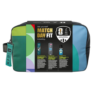 Match Day Fit FIFA Gift Set for Him Body Wash, Spray & Wash Bag Grooming Kit