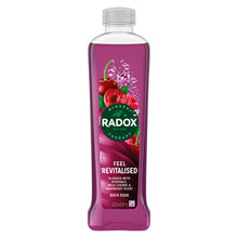 Load image into Gallery viewer, 12x Radox Mineral Therapy Feel Revitalised Bath Soak w/ Cherry &amp; Raspberry,500ml