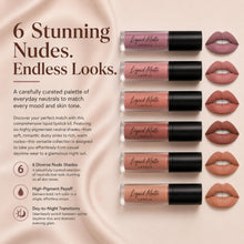 Load image into Gallery viewer, Nude Matte Lipstick Set Waterproof Long Lasting Liquid Lip Gloss 6 Shades Kit