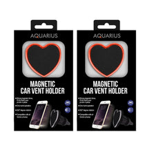 Load image into Gallery viewer, 2xAquarius Universal Magnetic Heart Shaped Phone Car Mount with Firm Grip, Red