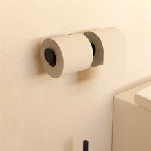 Load image into Gallery viewer, COSMIC Architect Double Toilet Roll Holder | Black | No Cover | Minimal