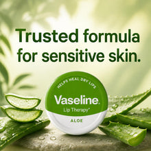 Load image into Gallery viewer, Vaseline Lip Balm Aloe Vera 20g, 6 Pack Lip Therapy Soothing Moisturising Care