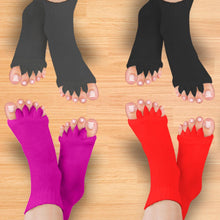 Load image into Gallery viewer, 4x Flo Foot Alignment Socks Red Relieve Pain Therapy Comfort Support Pair Unisex