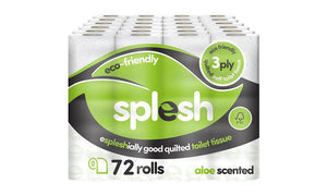 Splesh 72 Rolls Aloe Vera + Domestos Foam Spray 450ml + CIF Bath 700ml