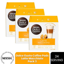 Load image into Gallery viewer, Nescafe Dolce Gusto Coffee Pods Caps Box of 16 Latte Macchiato