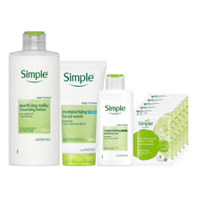 Load image into Gallery viewer, Simple Rich Moisturiser Cleanser Lotion &amp; Sheet Mask Bundle