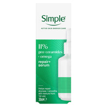 Load image into Gallery viewer, Simple Repair+ Serum Pro-Ceramide Omega 11% Barrier Repair Care 30ml, 3 Pack