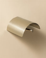 Load image into Gallery viewer, COSMIC Toilet roll Holder Light Grey Matte Measures 13 x 13.5 x 7 cm