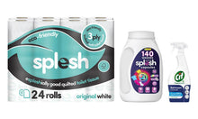 Load image into Gallery viewer, Splesh 24 Toilet Rolls + 3in1 Laundry Caps 140W + CIF Spray
