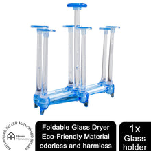Load image into Gallery viewer, Haven Retractable Cup Drying Rack Adjustable Glass &amp; Mug Drainer Non-Slip Base
