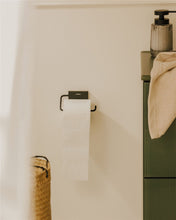 Load image into Gallery viewer, Cosmic Wall Mounted Toilet Roll Holder with Durable Metal Matt Black Finish