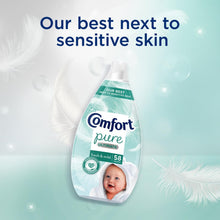 Load image into Gallery viewer, Comfort Ultra Concentrated Pure Fabric Conditioner Fresh &amp; Mild 870ml - 58w, 3pk
