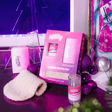 Load image into Gallery viewer, Merci Handy Flower Waves Set Body Care Set Deodorant Soap Glove Pink Kit