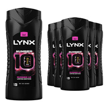 Load image into Gallery viewer, Lynx Limited Edition FIFA No 10 Mens 3 in 1 Body Wash Shower Gel 500ml, 6 Pack