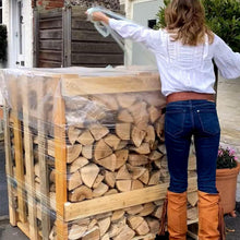 Load image into Gallery viewer, Ecoblaze Kiln Dried Birch Hardwood Firewood Logs 1200L Crate for Wood Burner