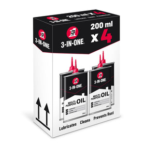 3-In-One Multi-Purpose Drip Oil Easy to Use for Long-Lasting Lubrication 8x200ml