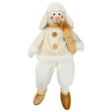 Load image into Gallery viewer, Haven Soft Toy Snowman with Golden Scarf Ideal Christmas Gitd for Kids,13x5x35cm