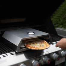 Load image into Gallery viewer, Haven Multi-Purpose Barbeque Mini Pizza Oven with Built-in Thermometer comes with 10" inch Ceramic Pizza Stone